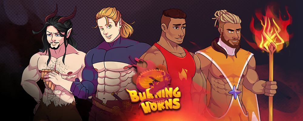 Burning Horns: A Bara Isekai JRPG is now available